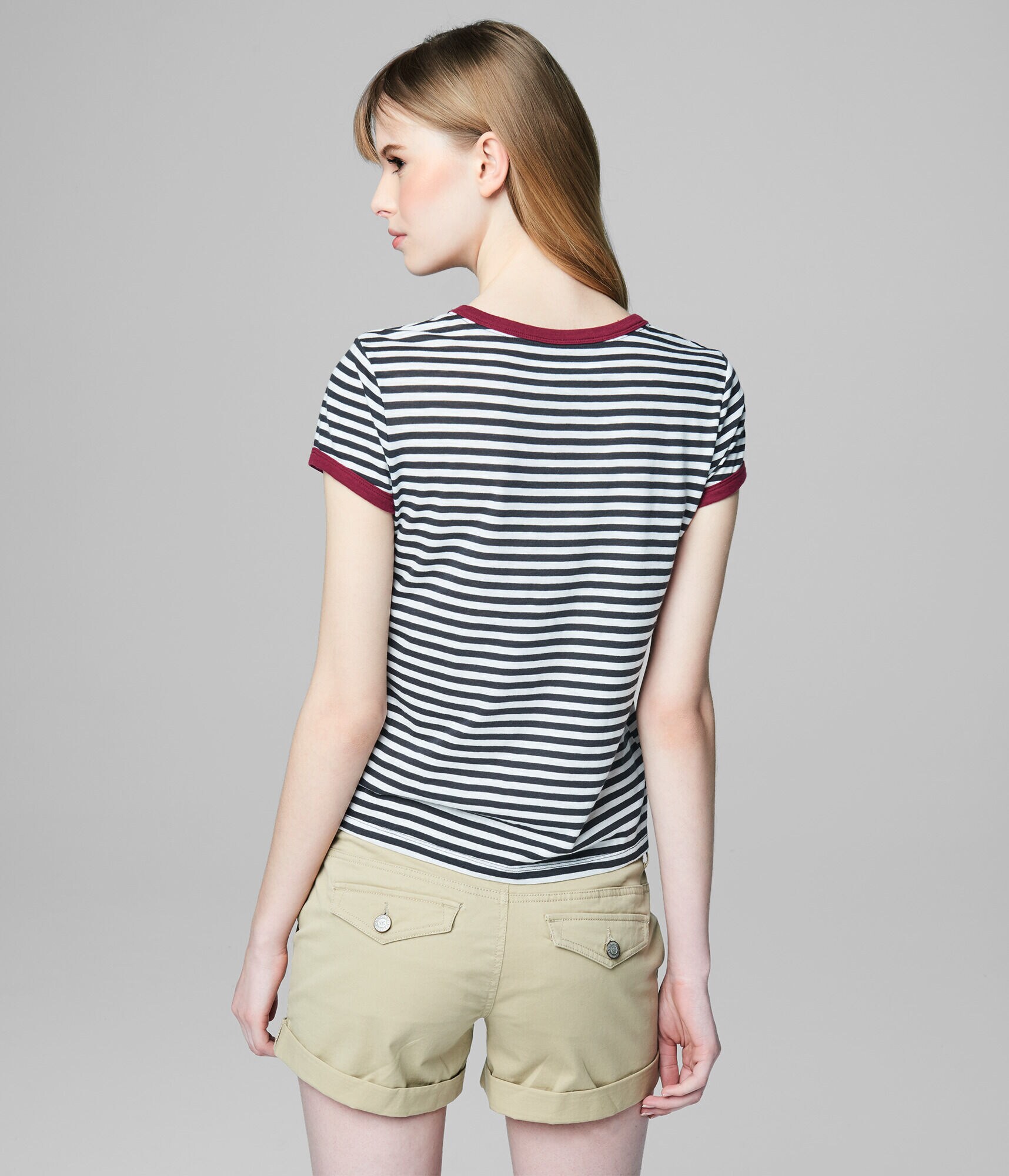 Prince &amp; Fox Striped Ringer Tee