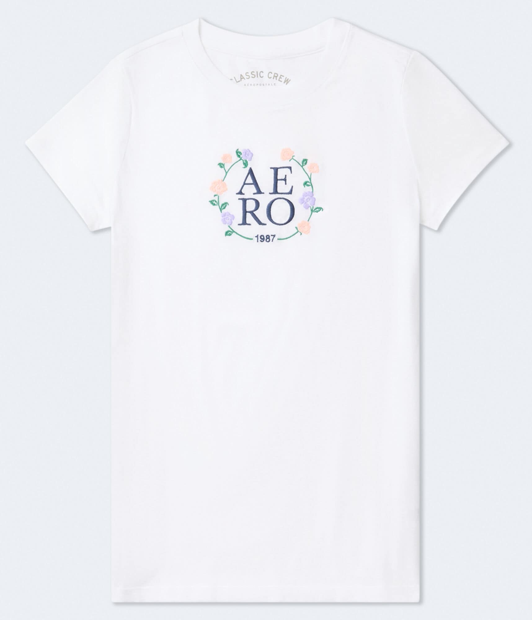 Aero 1987 Floral Graphic Tee