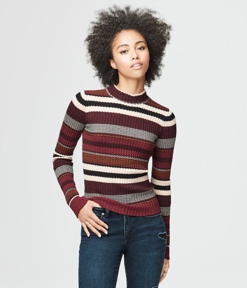 Ribbed Stripe Sweater