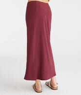 Solid Midi Skirt
