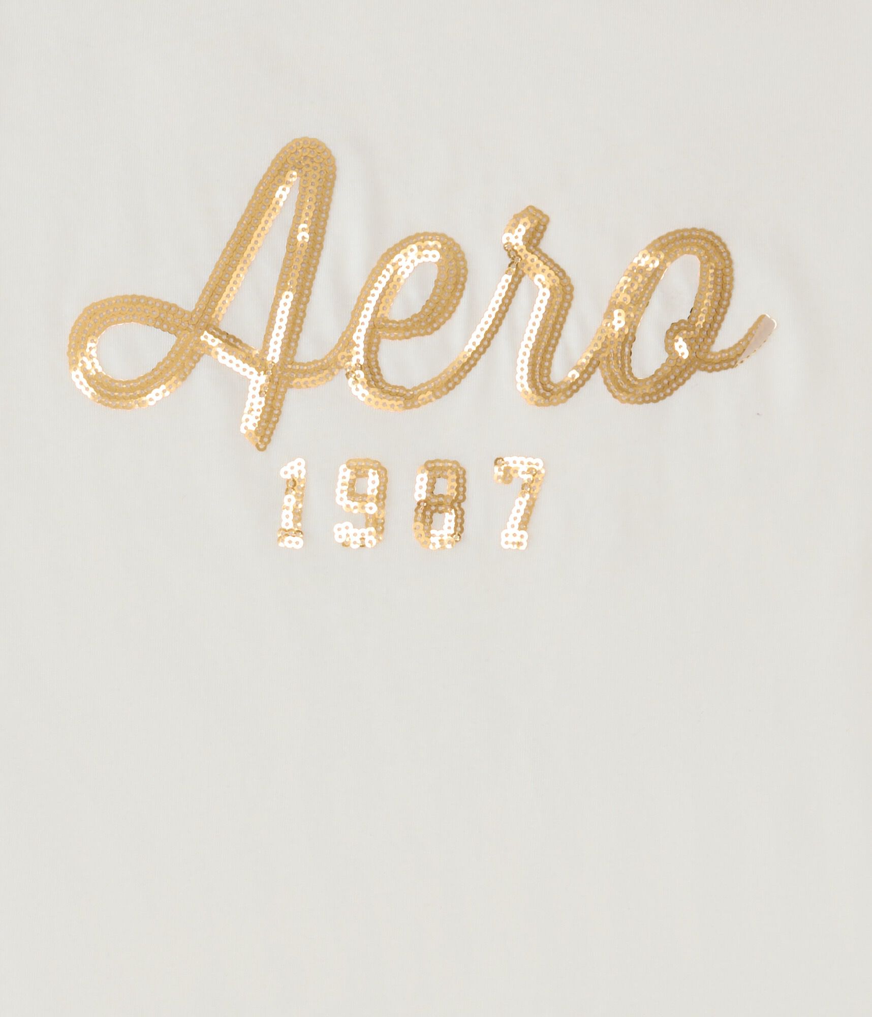 Aero 1987 Sequin Graphic Tee