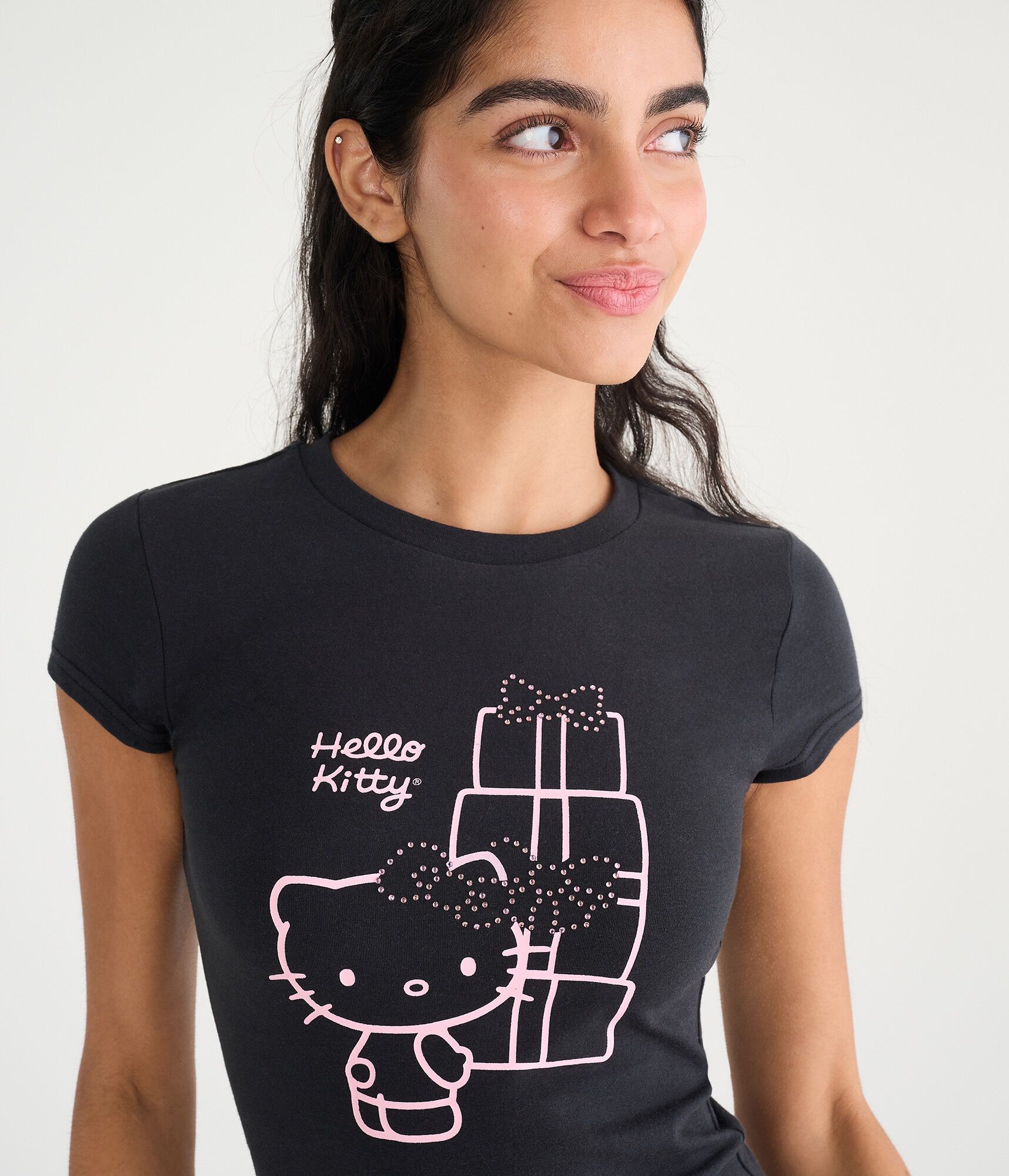 Hello Kitty Rhinestone Presents Sleep Baby Tee