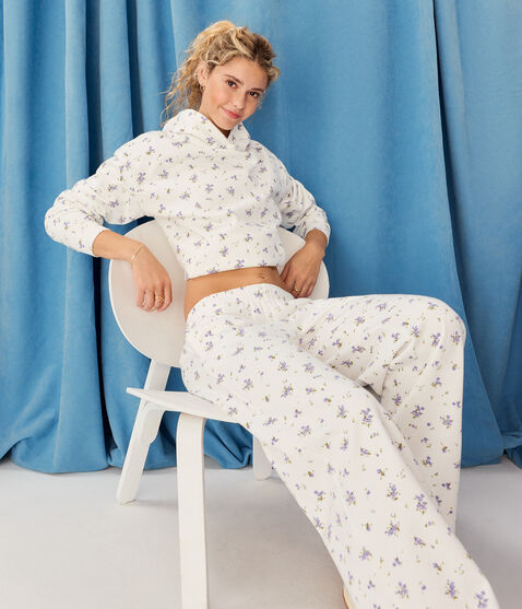 Demetra for Aero Floral Pullover Hoodie