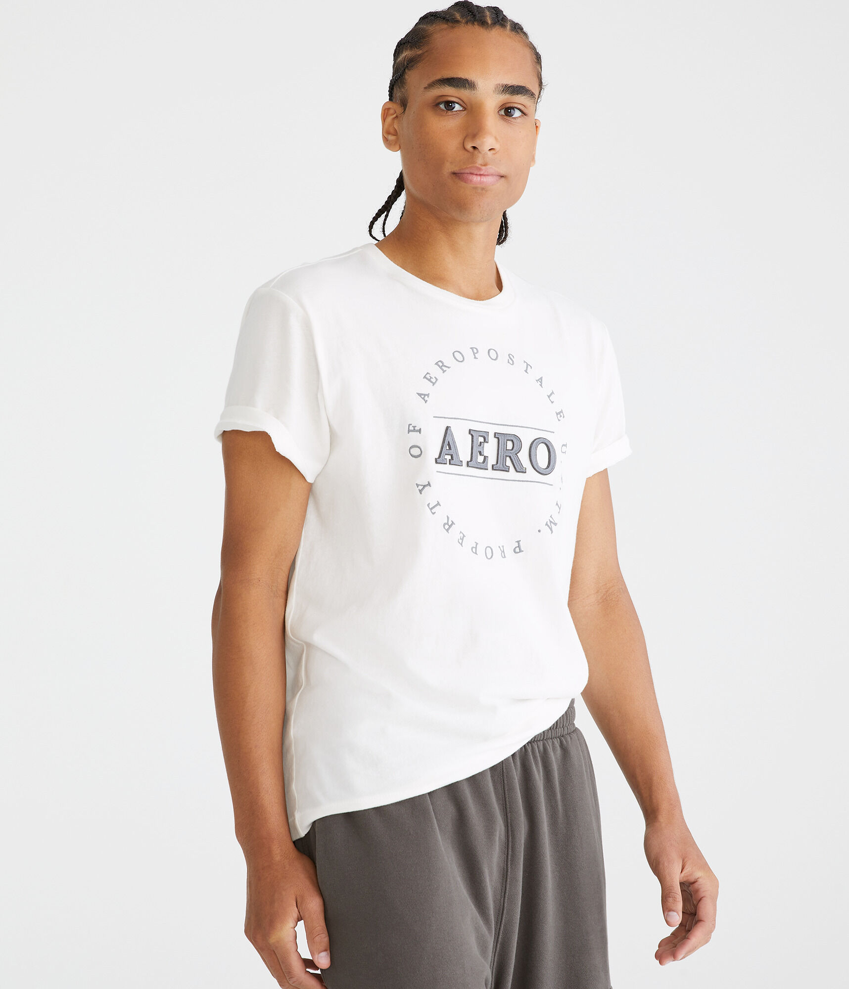 Aero Circle Appliqu&eacute; Graphic Tee