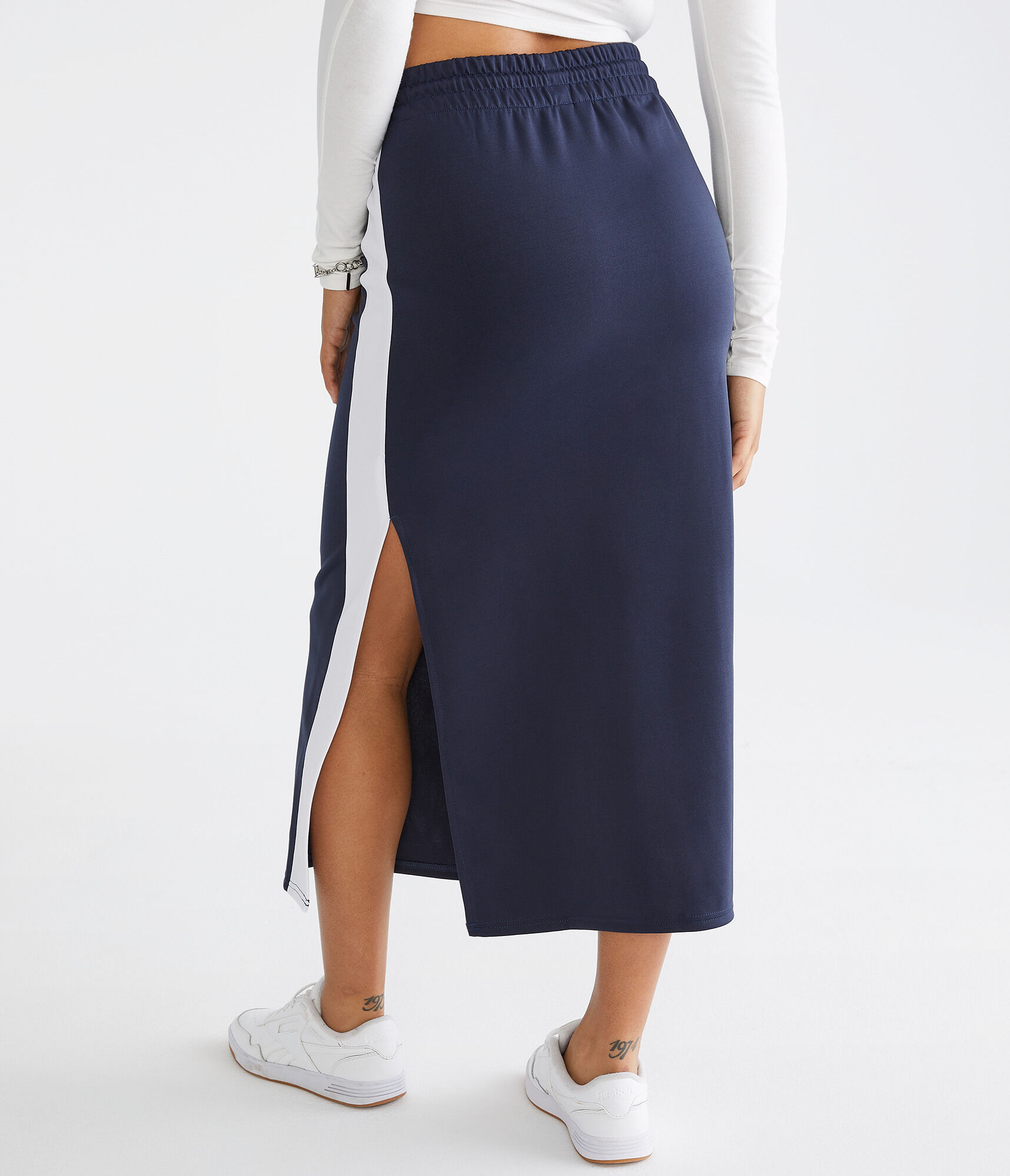 【送料&関税込】SportMax dentice Skirt Sporty Drawstring Maxi Skirt