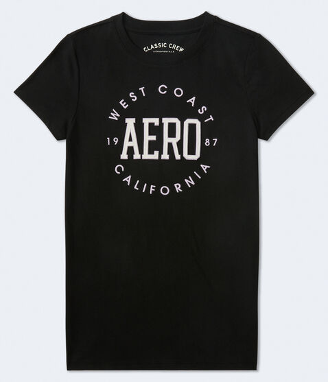 Aero West Coast Appliqué Graphic Tee Aero West Coast Appliqué Graphic Tee