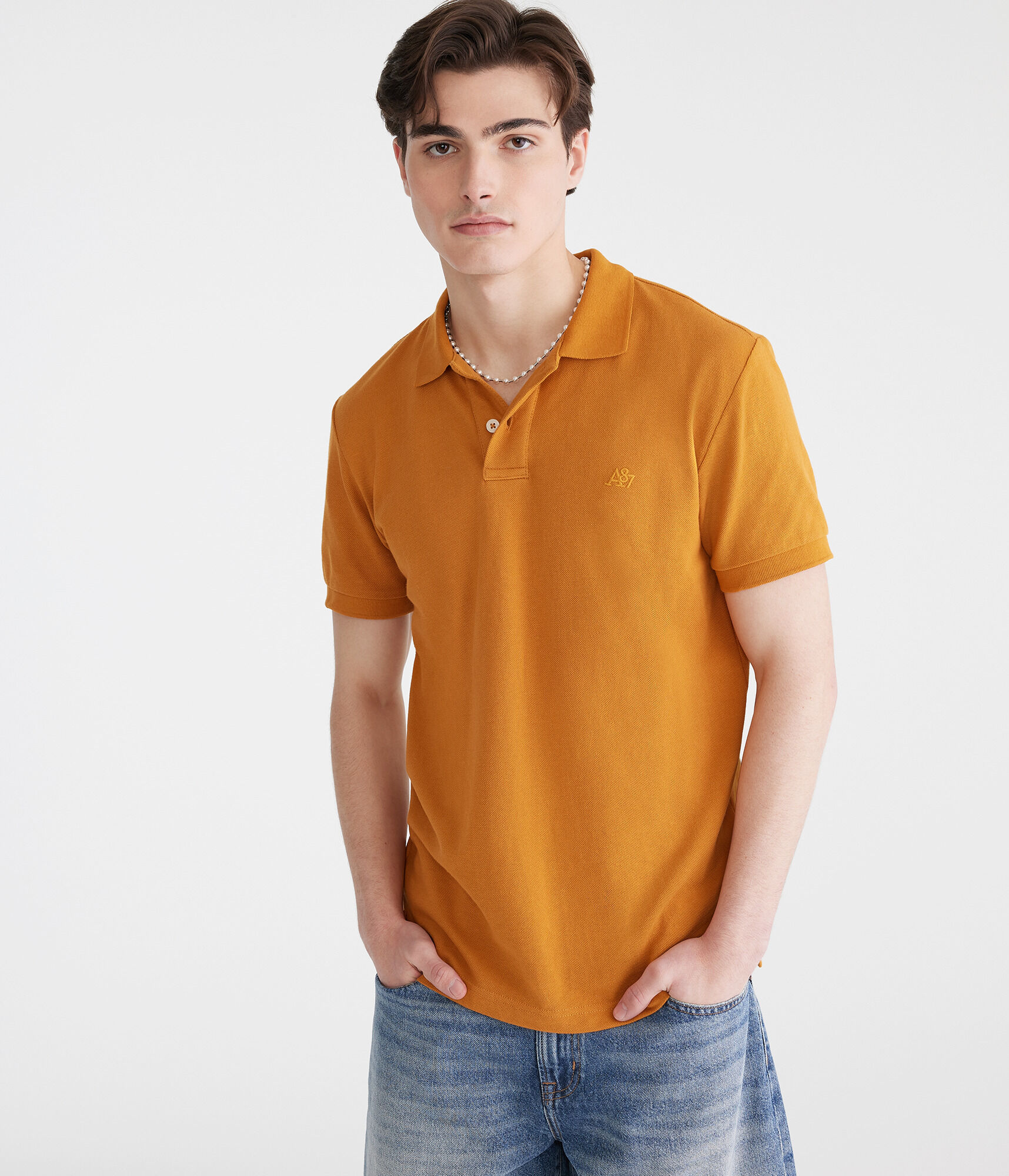 Tonal A87 Logo Piqu&eacute; Polo