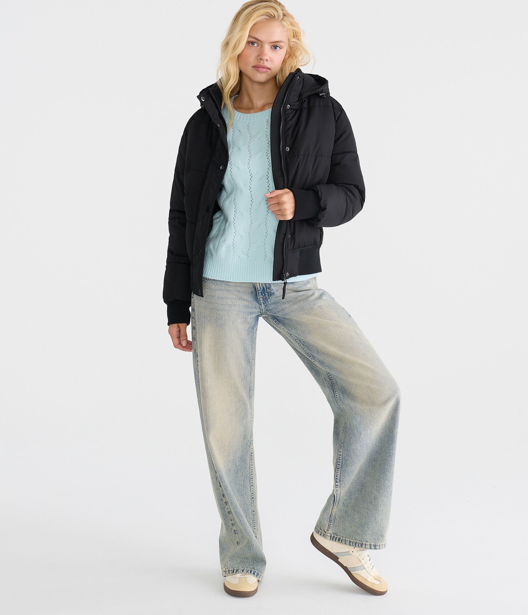 Midweight Hooded Puffer Jacket