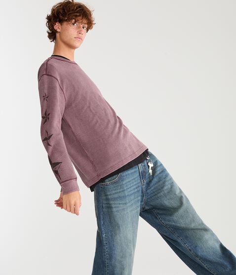 Long Sleeve Stars Thermal Crew Long Sleeve Stars Thermal Crew
