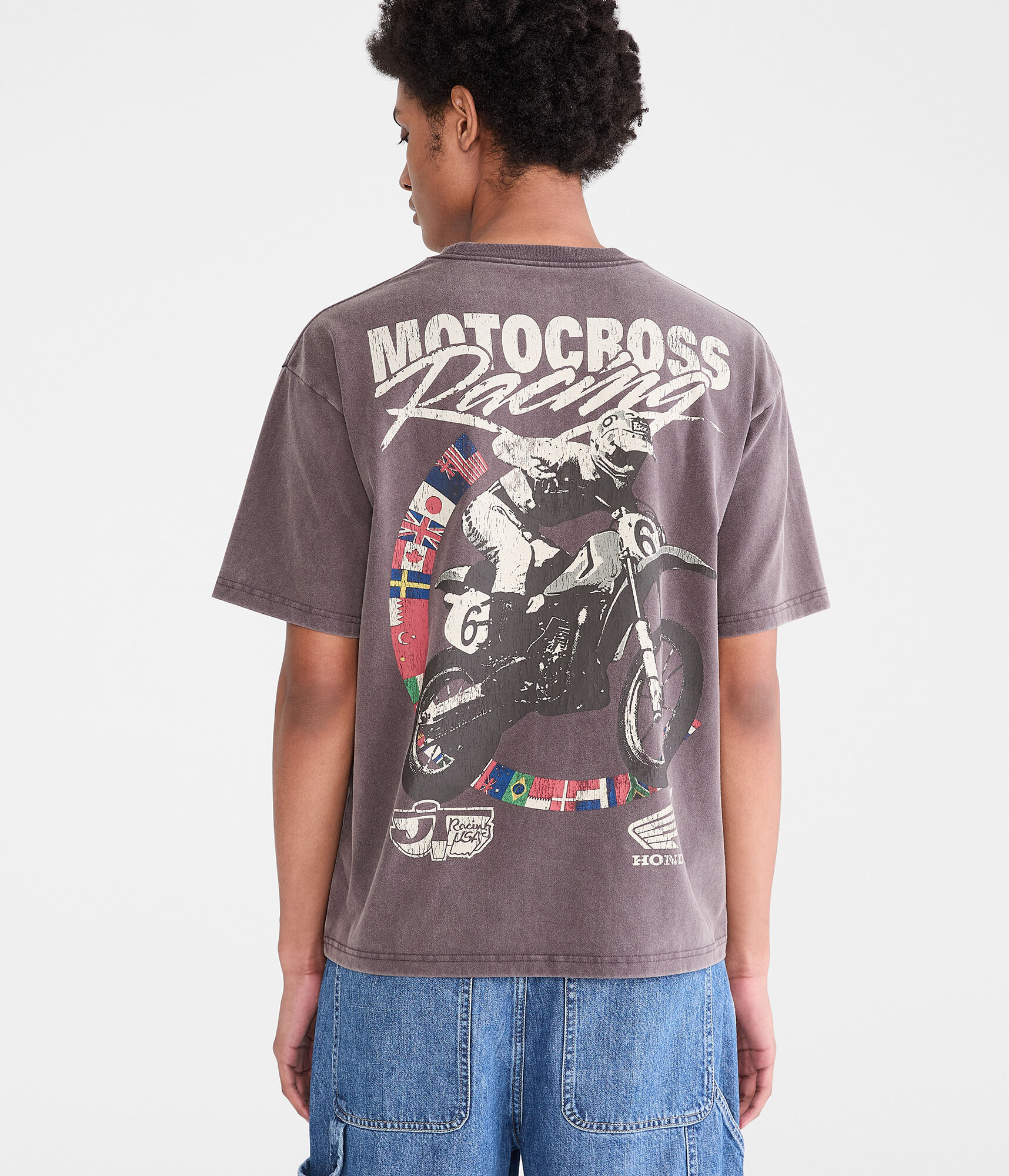 Honda Motocross Racing Relaxed Graphic Tee