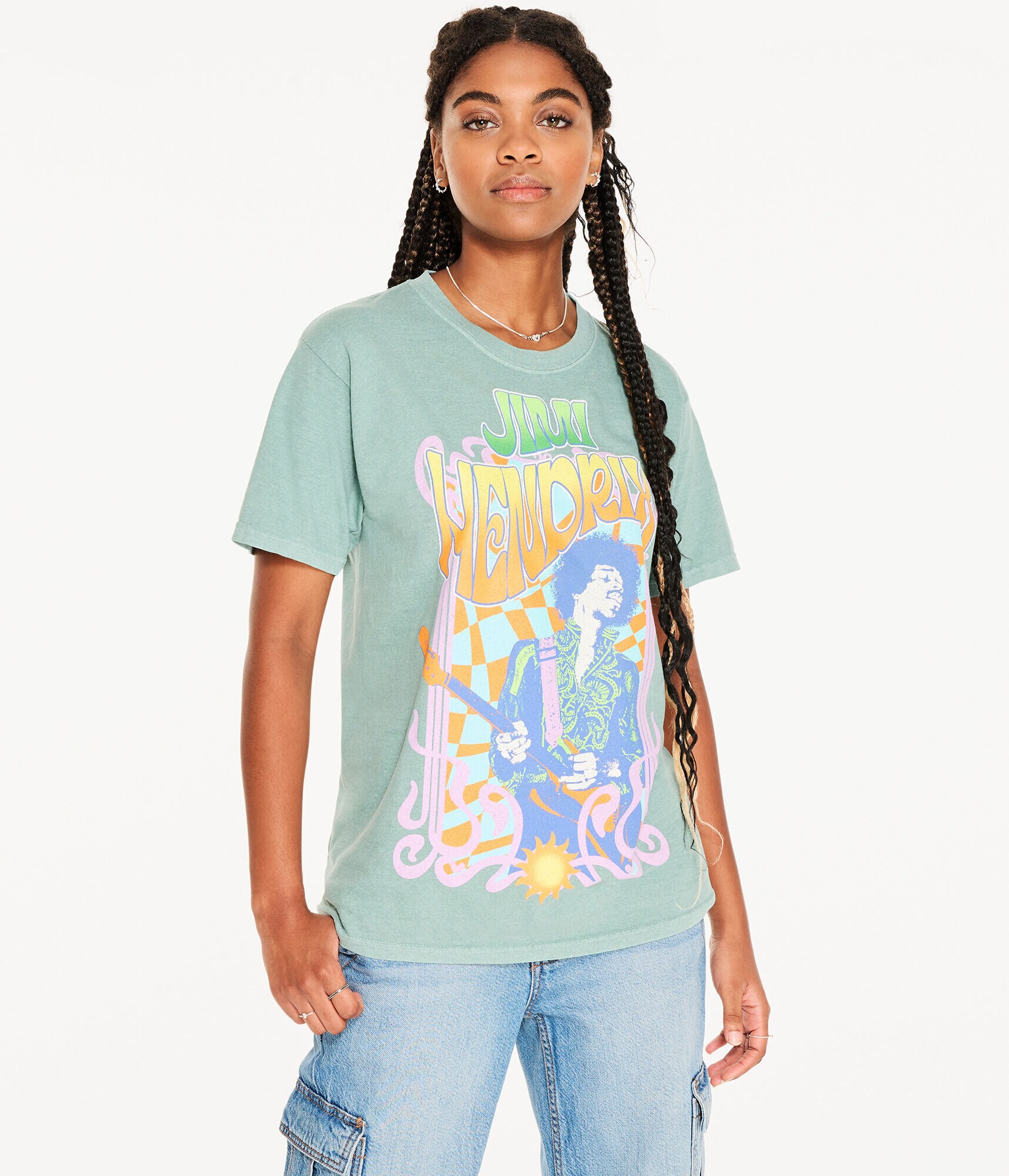 Jimi Hendrix Boyfriend Graphic Tee