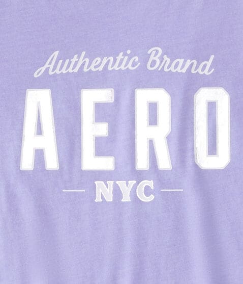 Aero Authentic Brand Foil Graphic Tee