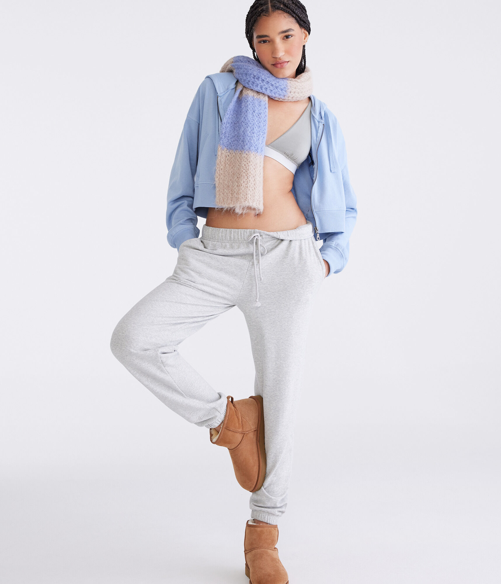Cloud Soft Slouchy High-Rise Jogger Sweatpants