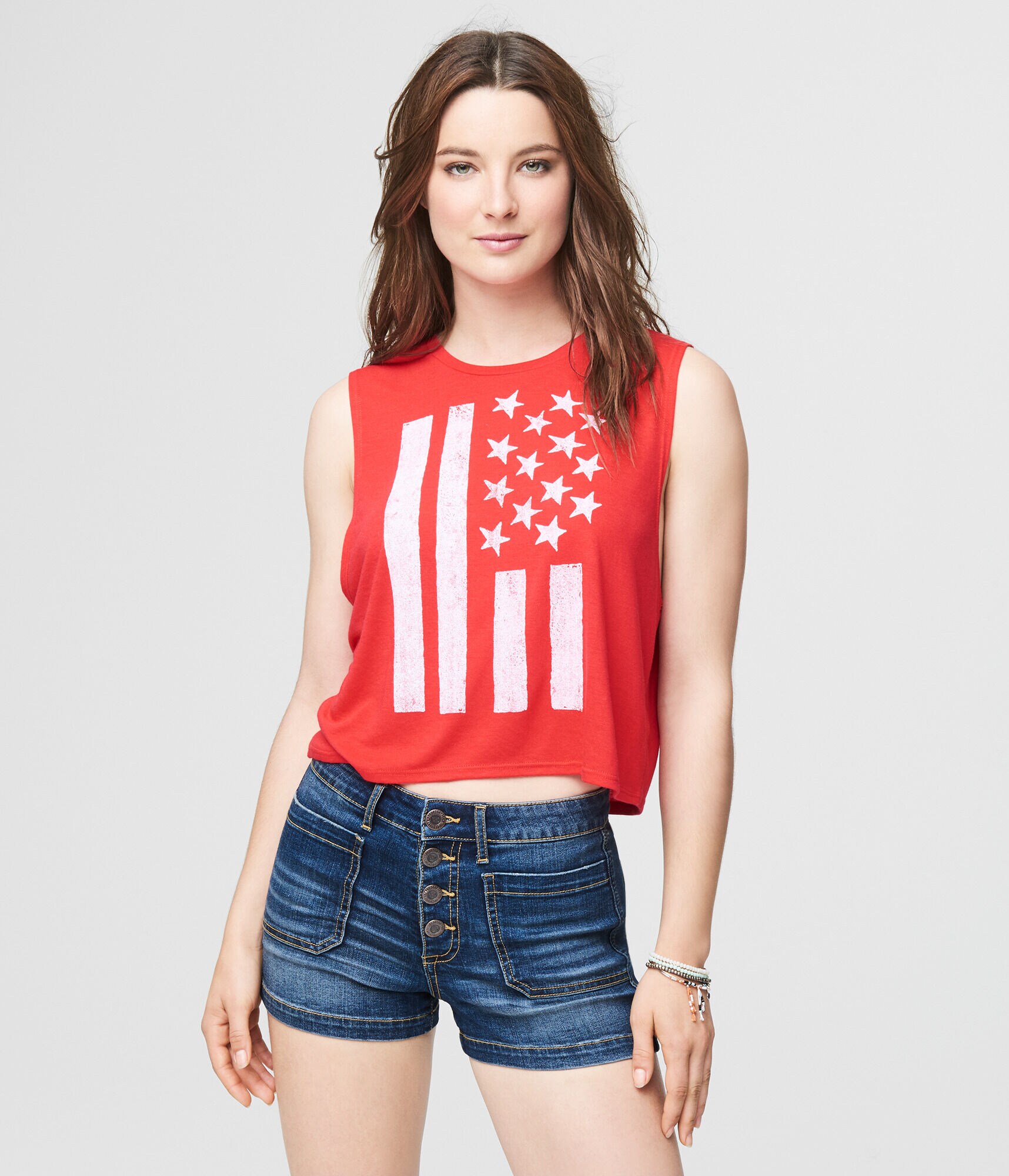 American Flag Tank Top
