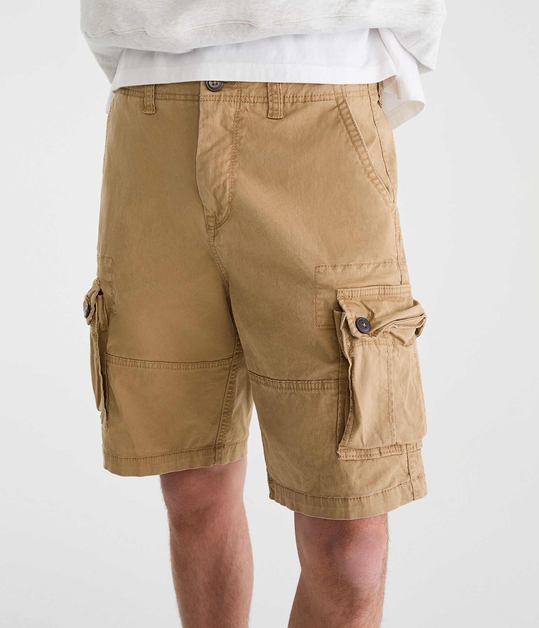 Stretch Twill Cargo Shorts 10"