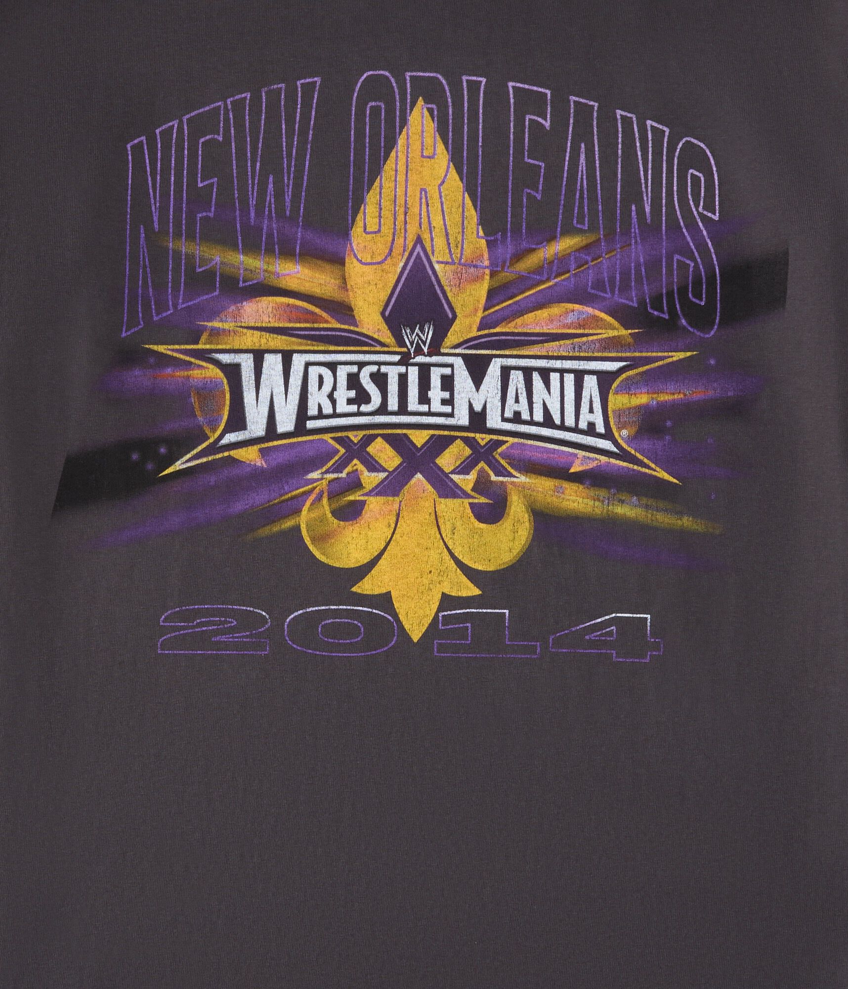 WWE WrestleMania XXX New Orleans Relaxed Graphic Tee