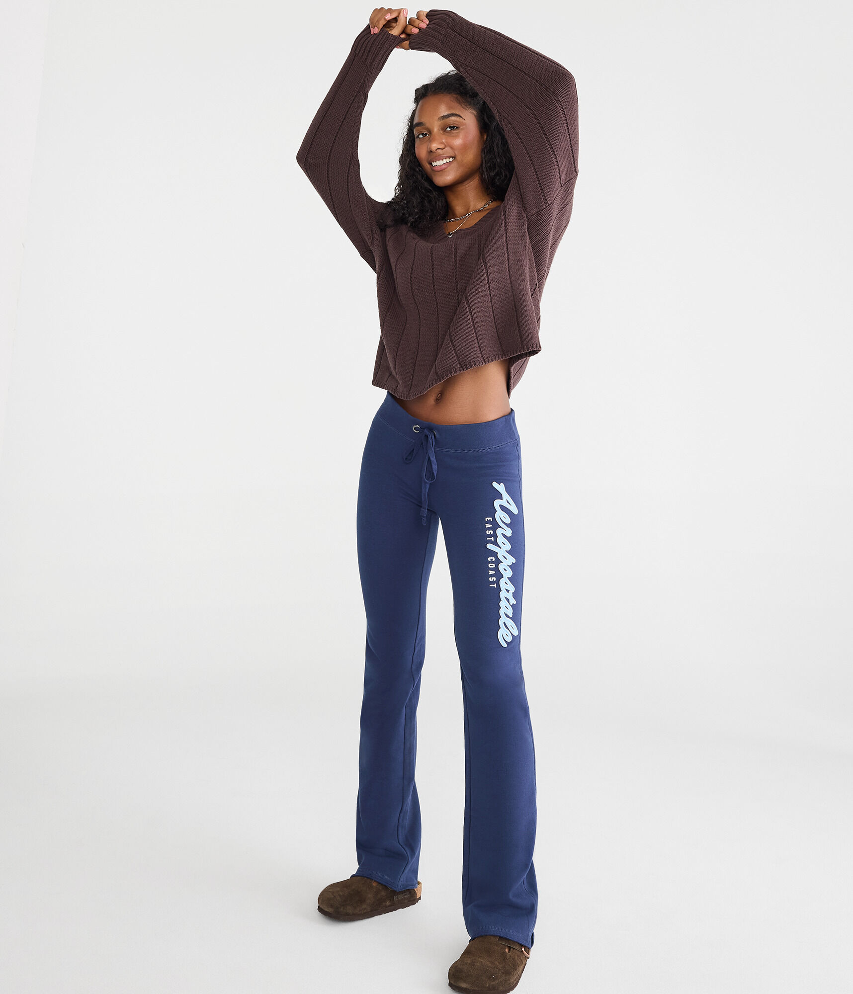 Aeropostale East Coast Fit &amp; Flare Sweatpants