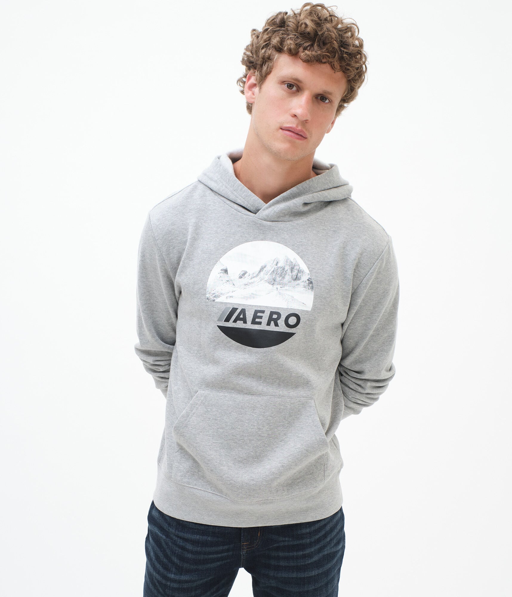Aero Circle Mountain Pullover Hoodie