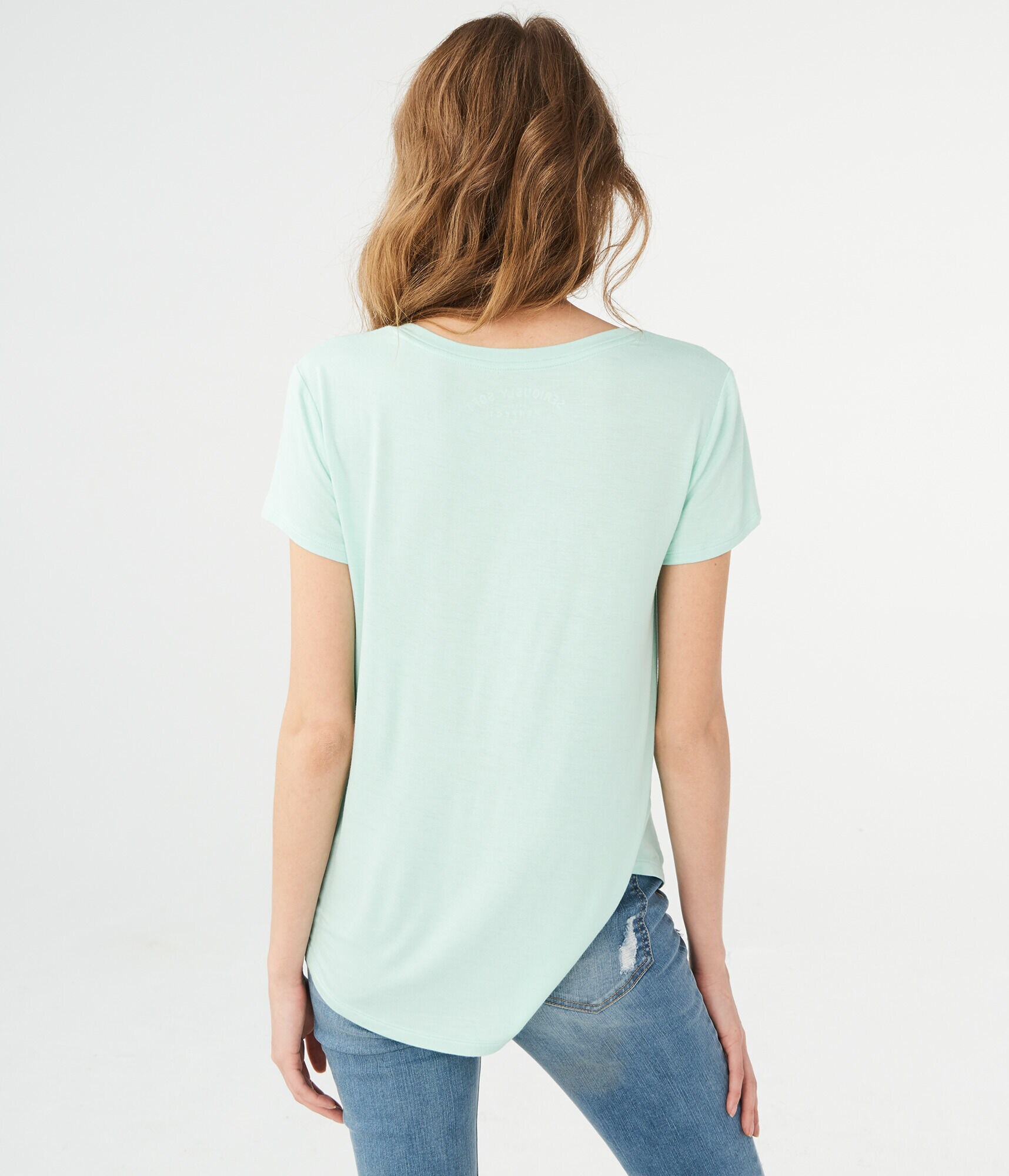 Seriously Soft Solid V-Neck Tee