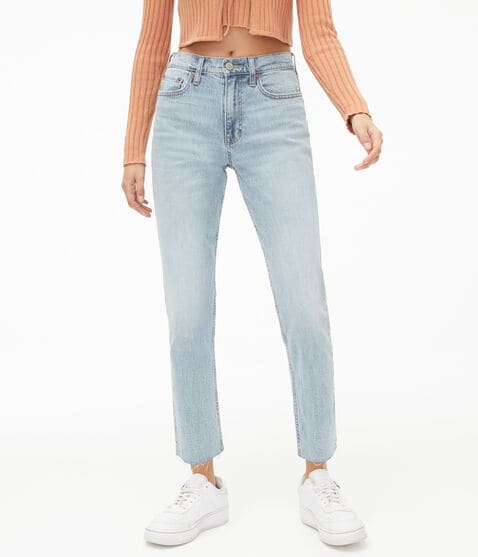 High-Rise Stretch Mom Jean