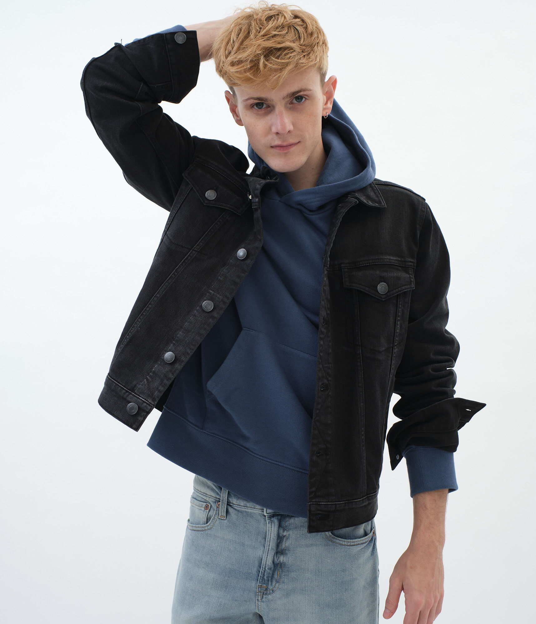 aeropostale mens jean jacket