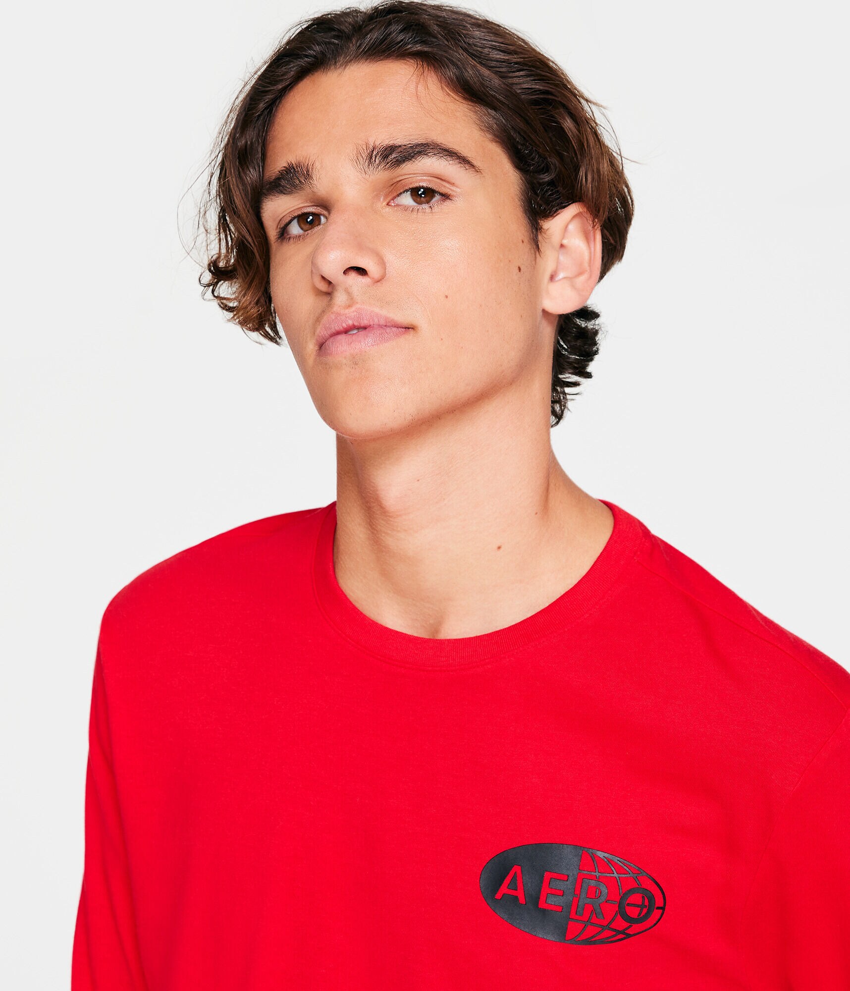 Long Sleeve Aero Global Brand Graphic Tee