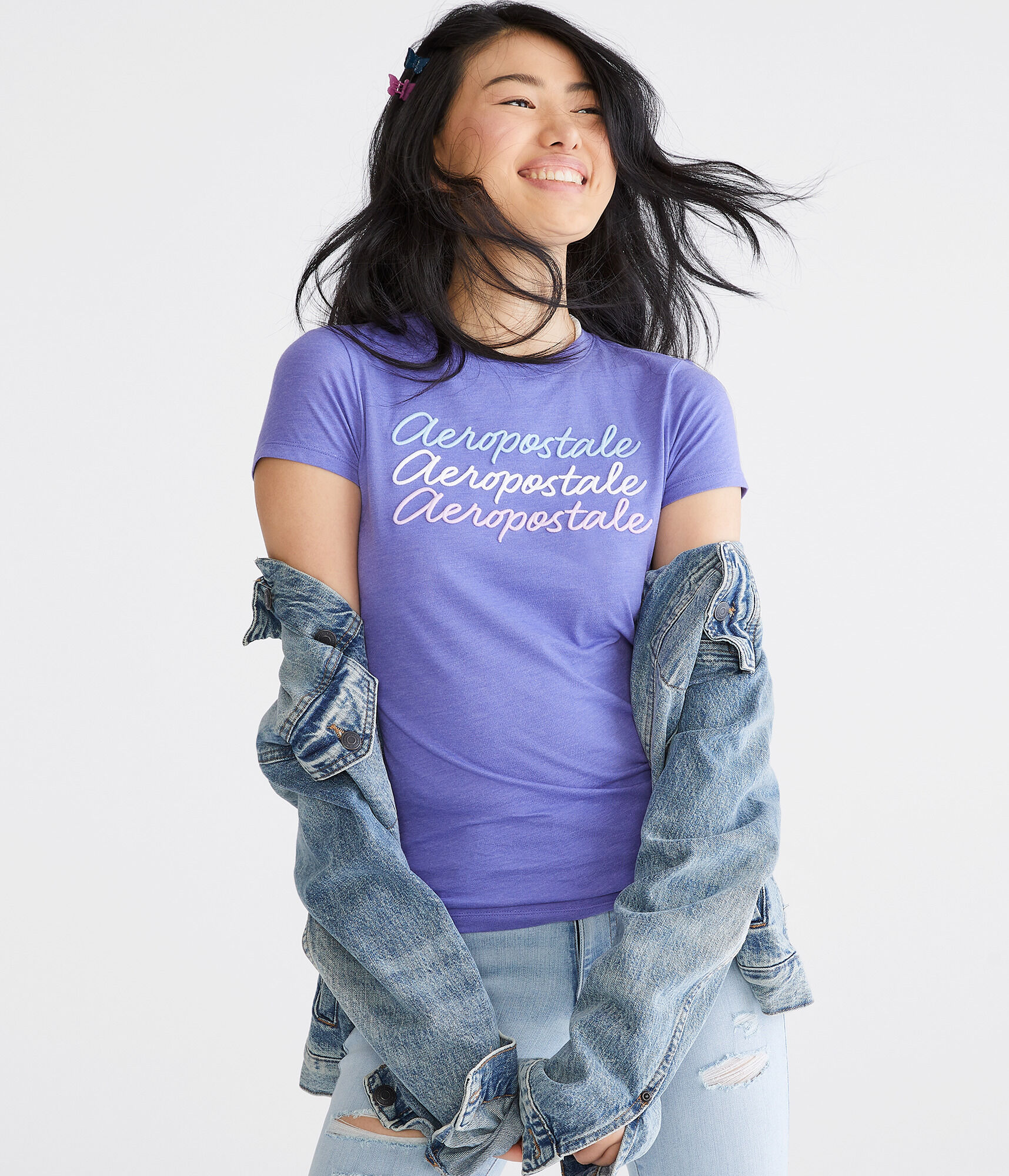 Stacked Script Logo Graphic Tee