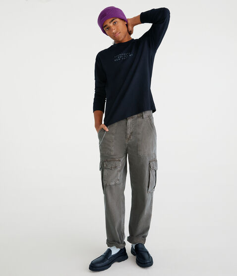 Long Sleeve Aeropostale 1987 Thermal Crew Tee Long Sleeve Aeropostale 1987 Thermal Crew Tee