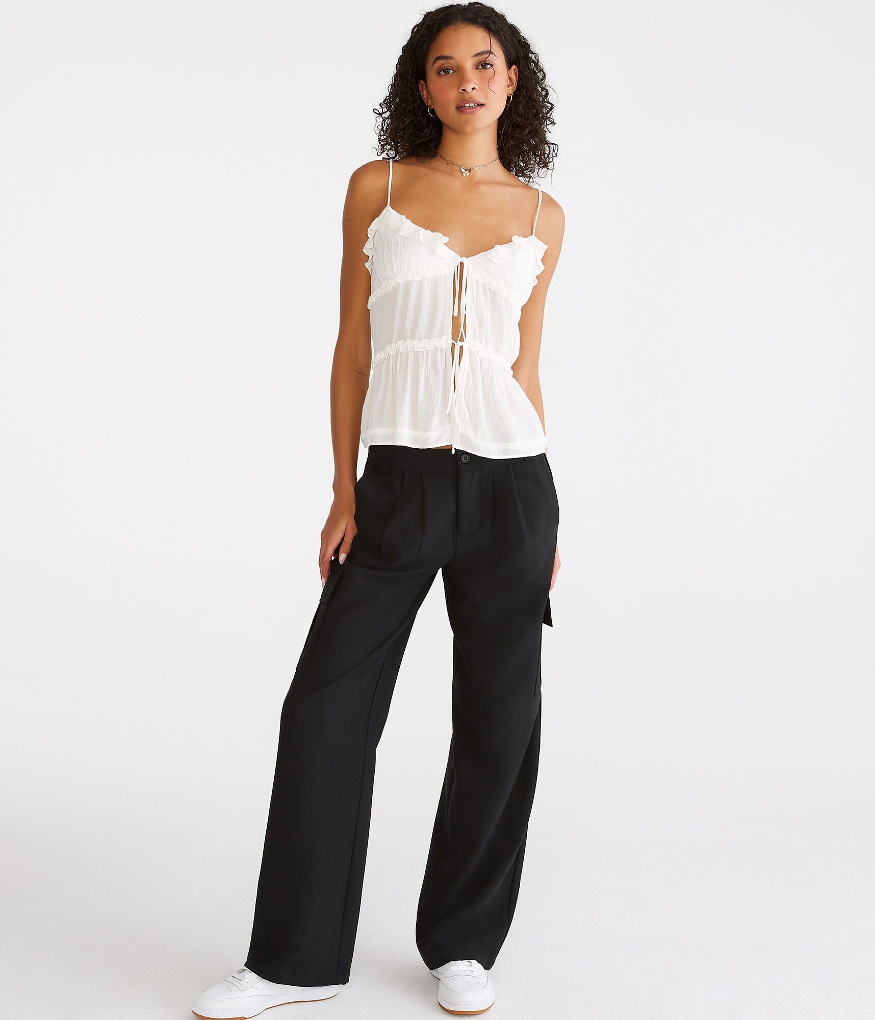 Low-Rise Cargo Trousers