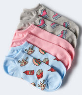 Junk Food Ankle Sock 3-Pack