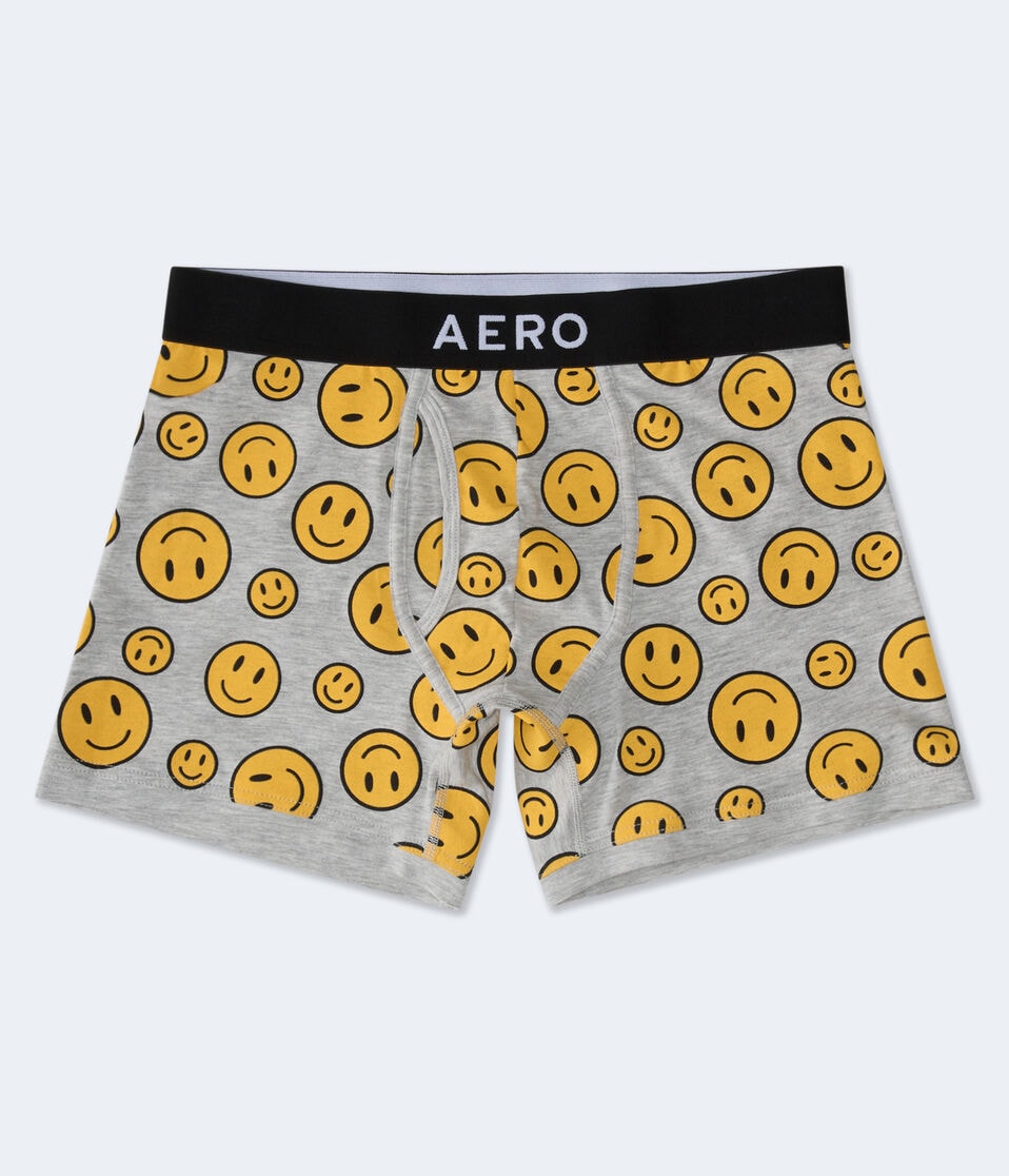 Smiley Faces Knit Boxer Briefs