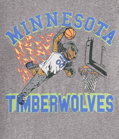 Minnesota Timberwolves Mascot Relaxed Graphic Tee