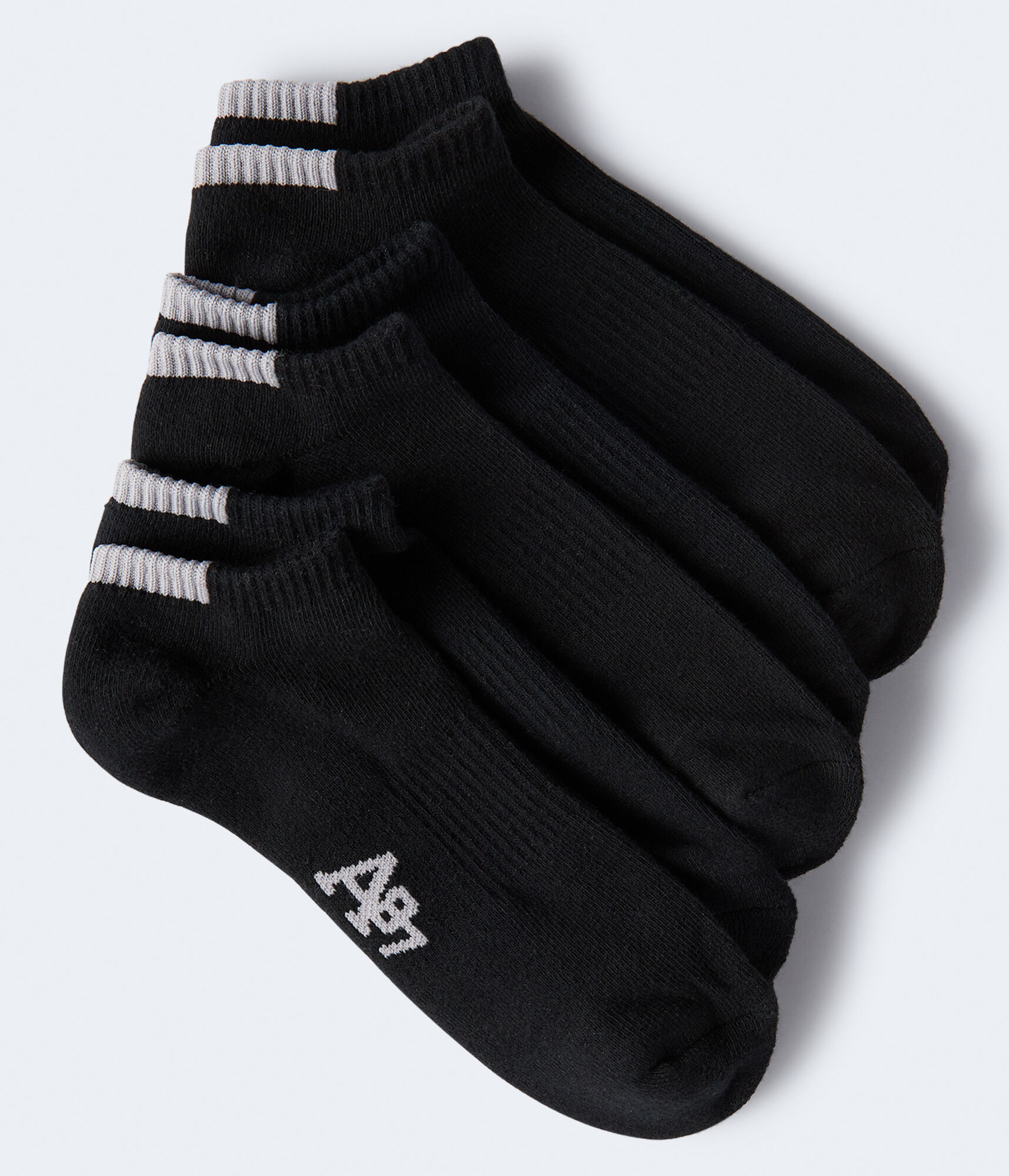 3-Pack Solid Ankle Socks