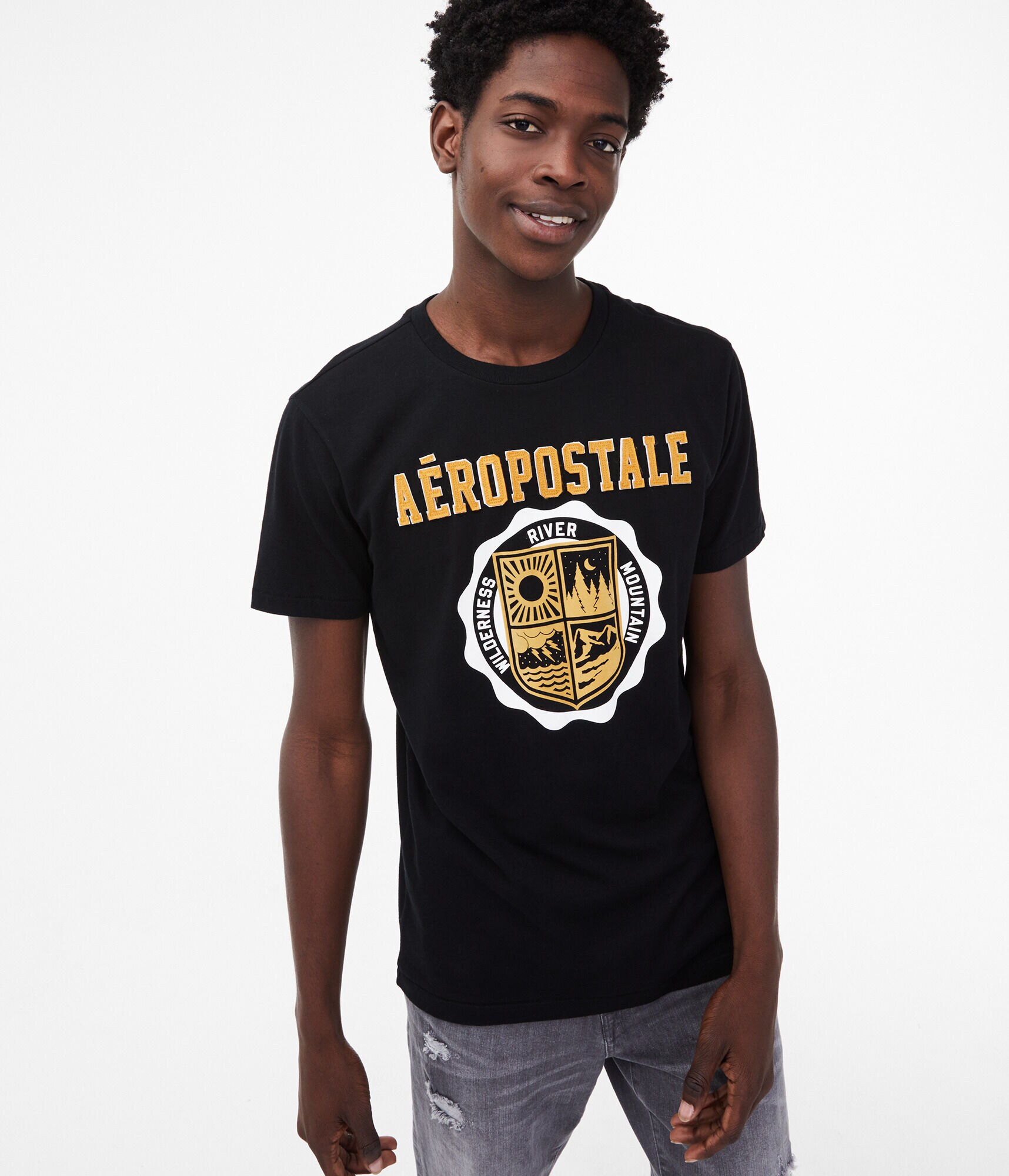 Aero Wilderness Crest Graphic Tee