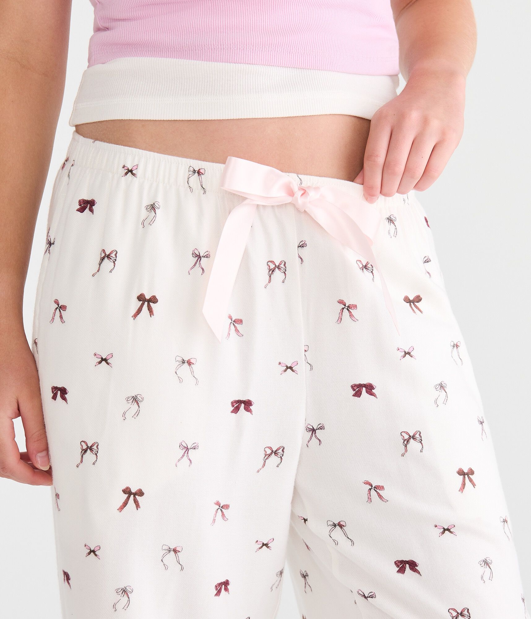 Bows Flannel Sleep Pants