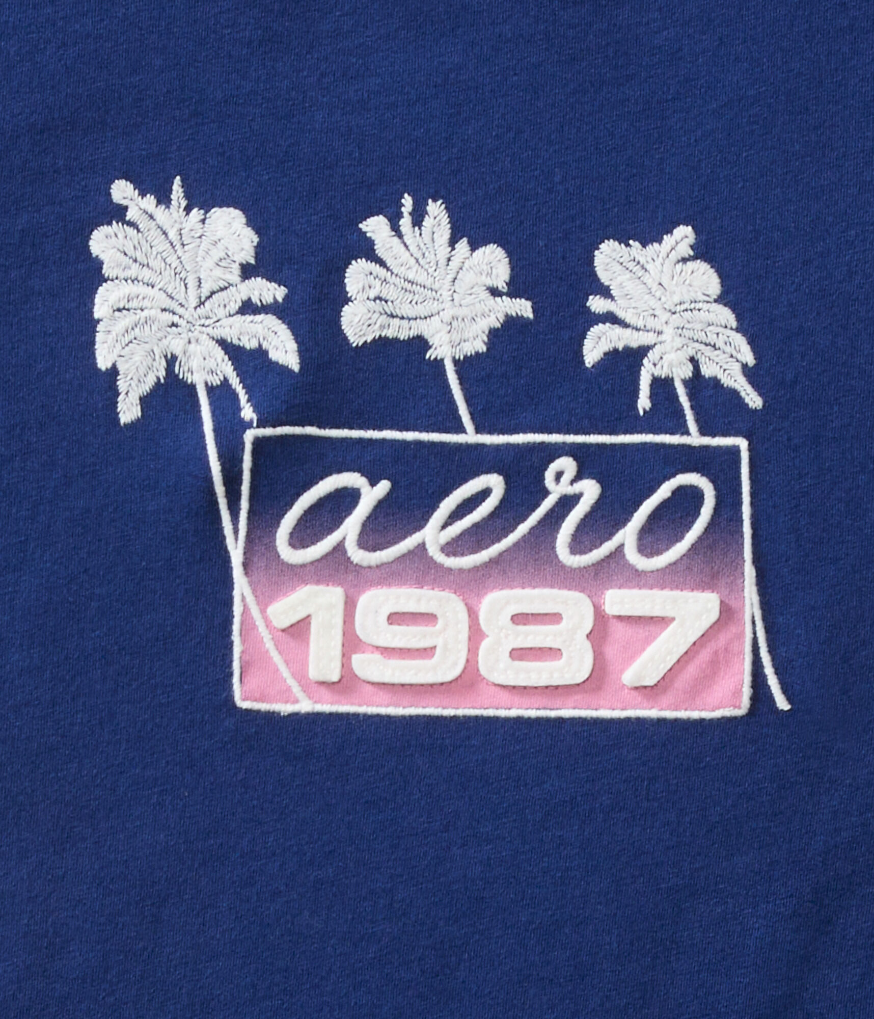 Aero 1987 Palms Appliqu&eacute; Graphic Tee