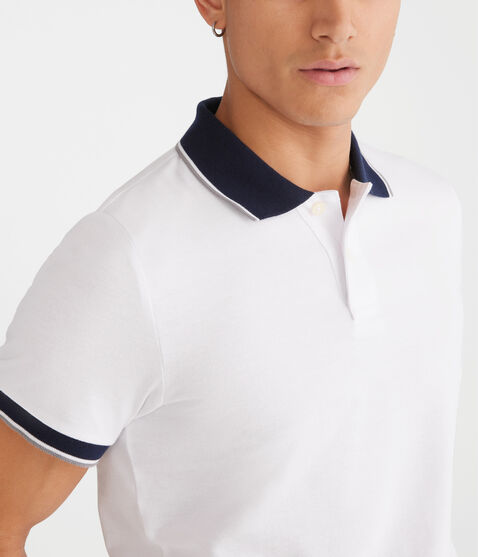 Contrast Tipped Piqué Polo Contrast Tipped Piqué Polo