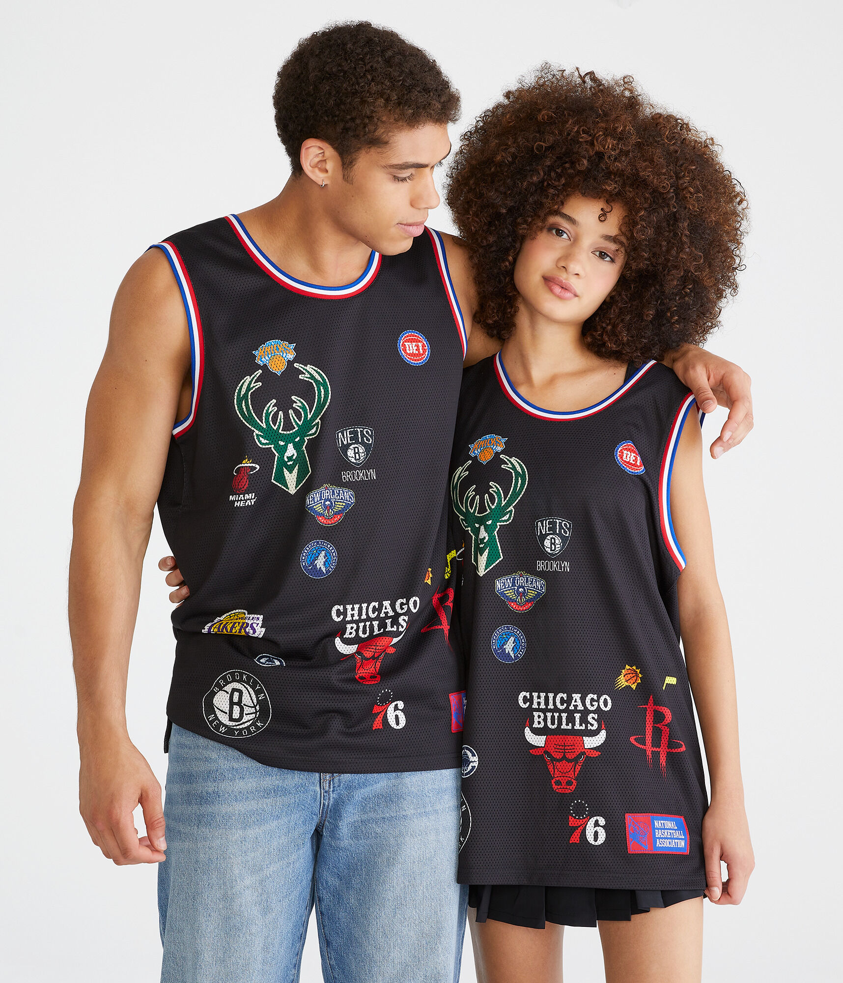 Tank Off Nba NBA Team Logos Mesh Tank