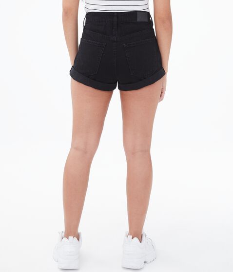Real Denim High-Rise Mom Shorts