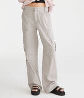 Mid-Rise Utility Cargo Pants