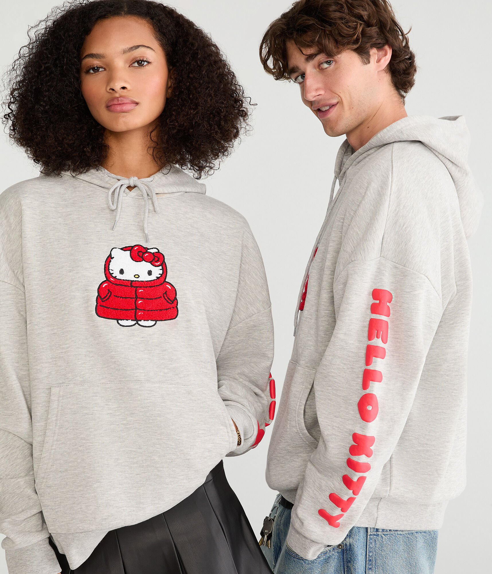 Hello Kitty | Aero Puffer Jacket Pullover Hoodie