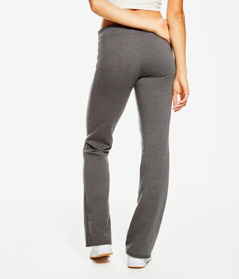 Aeropostale 87 Rose Low-Rise Fit & Flare Sweatpants