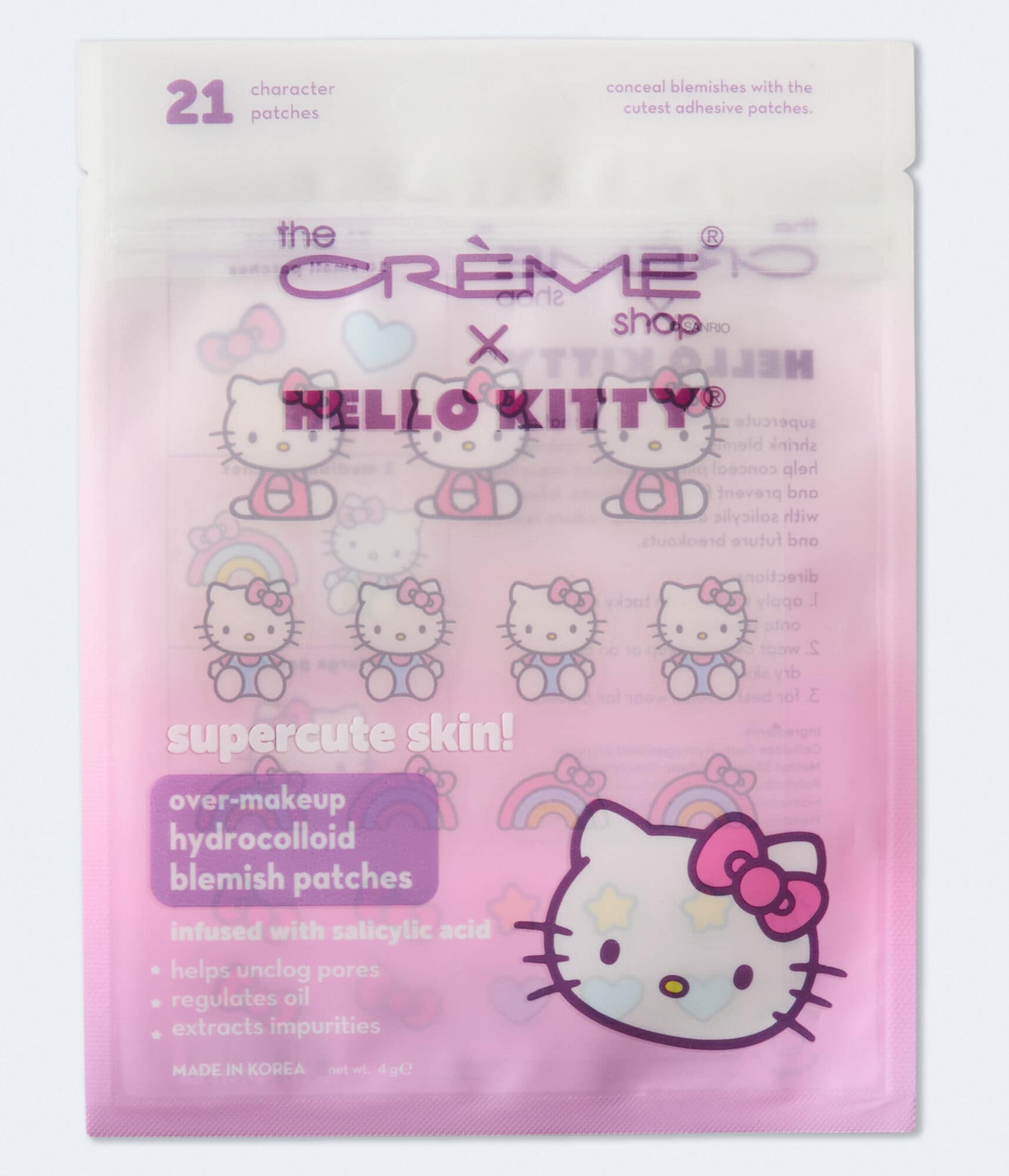 The Crème Shop x Hello Kitty Over-Makeup Hydrocolloid Blemish Patches