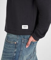 Long Sleeve Boxy Thermal Crew Tee