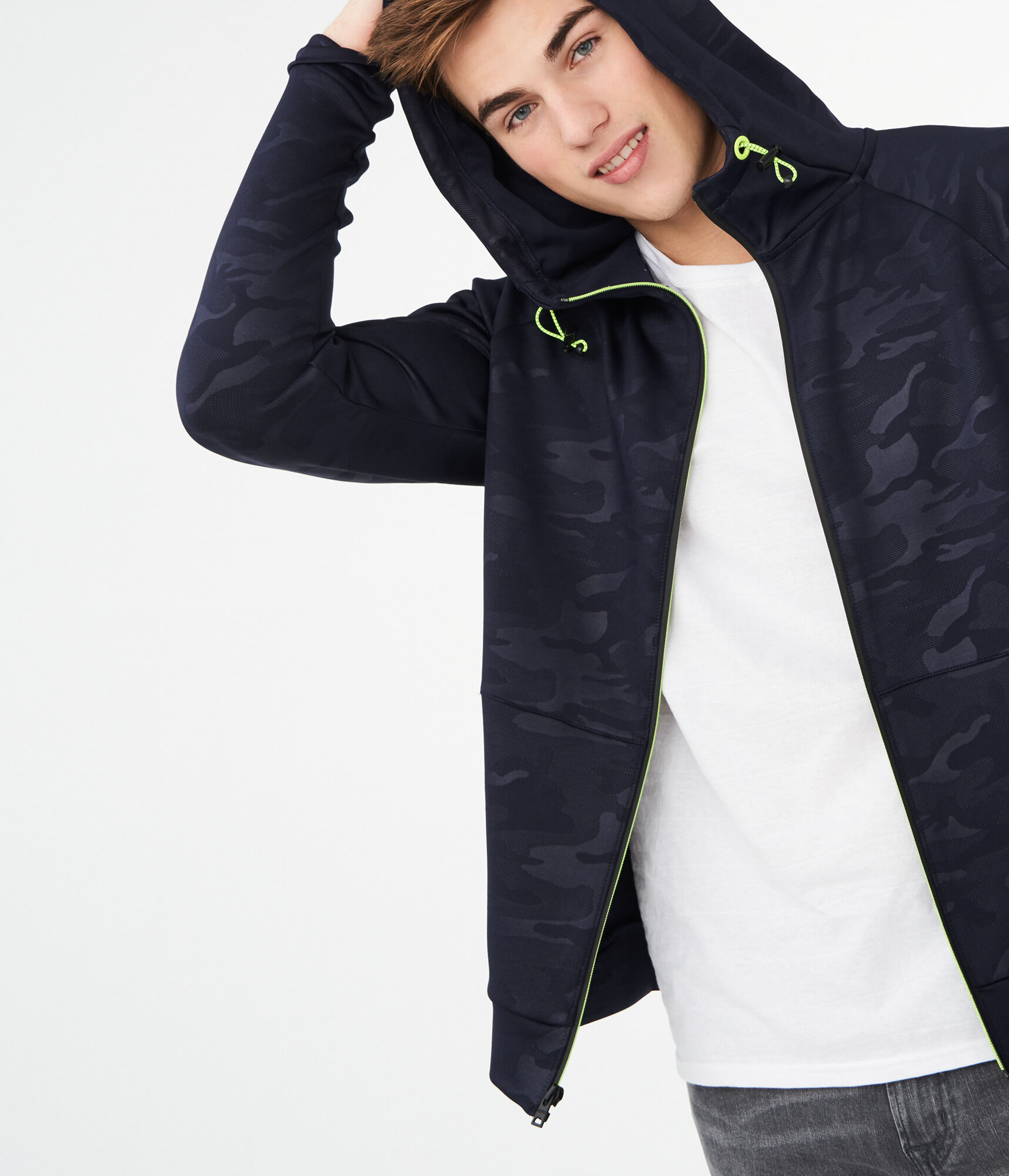 Camo Active Full-Zip Hoodie