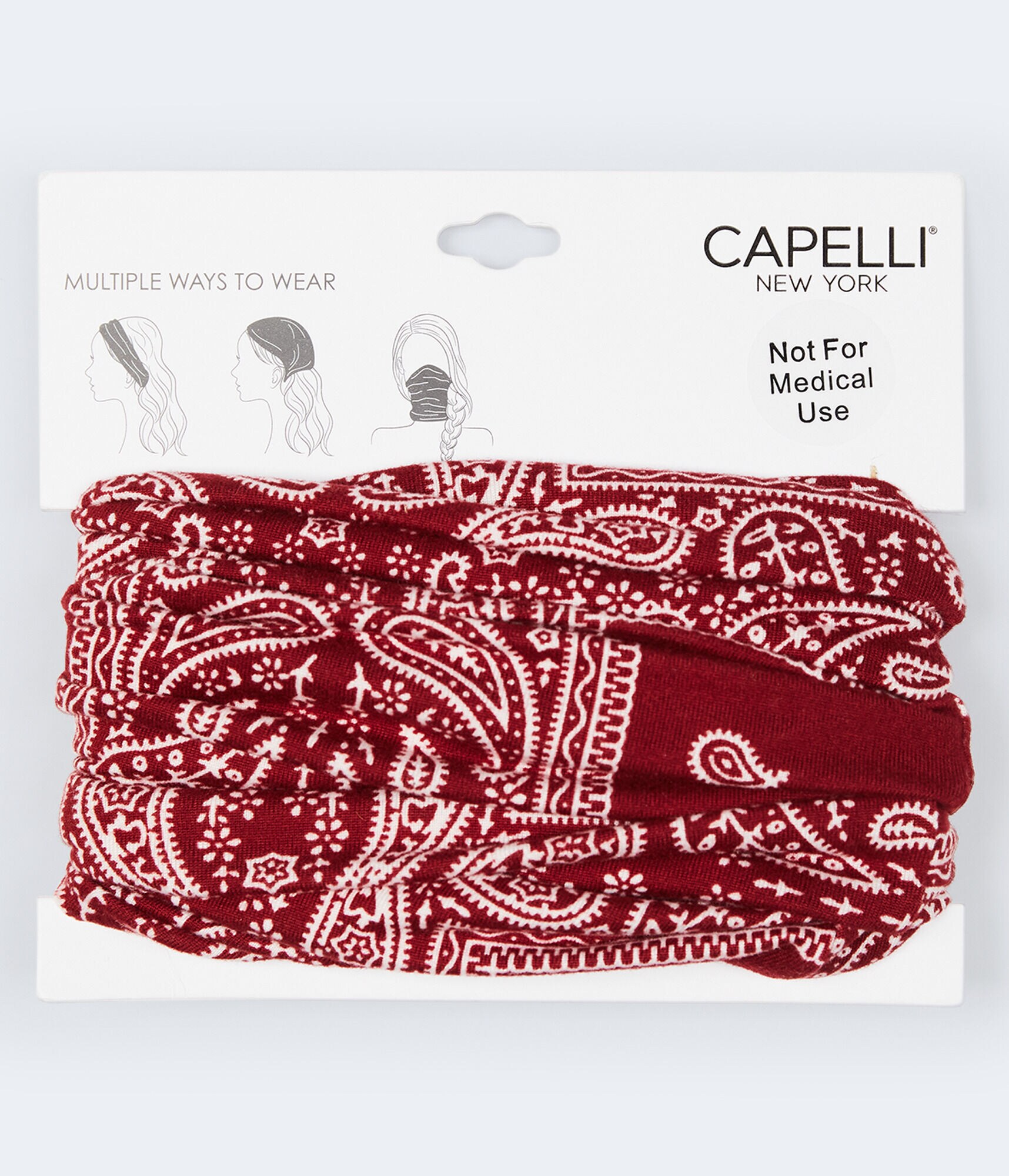 Bandana-Print Multi-Wear Headwrap