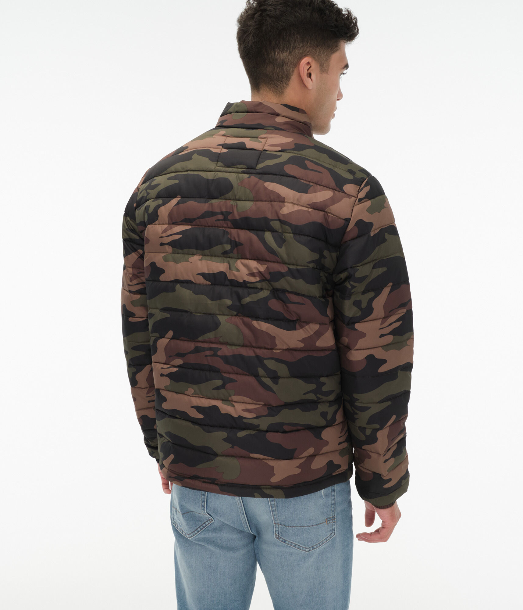 Camo Midweight Puffer Jacket