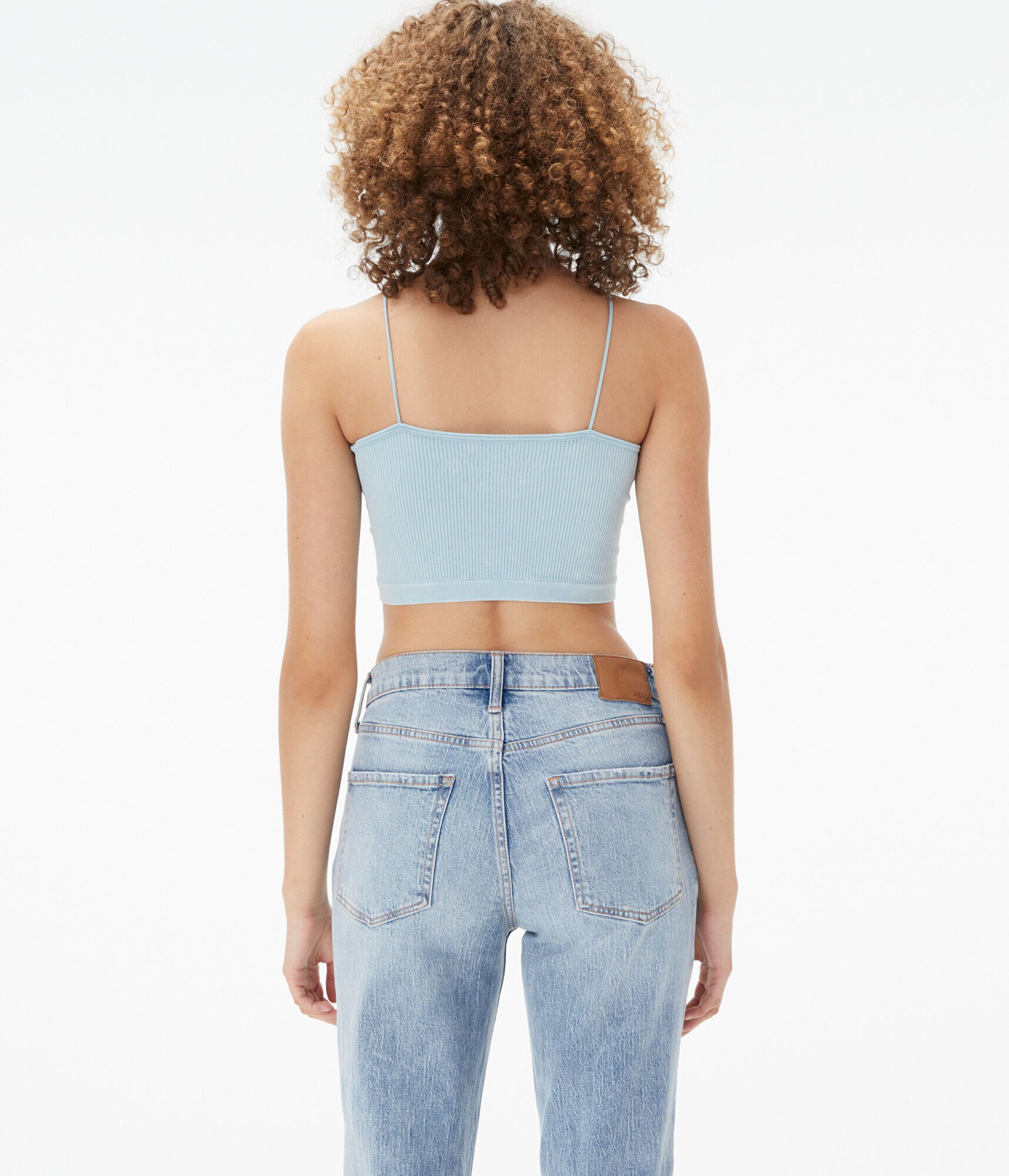 Seriously Soft Acid Wash Seamless Cropped Tank