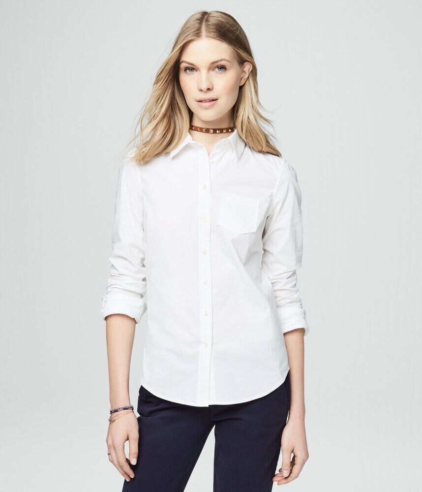 Long Sleeve Solid Woven Shirt***