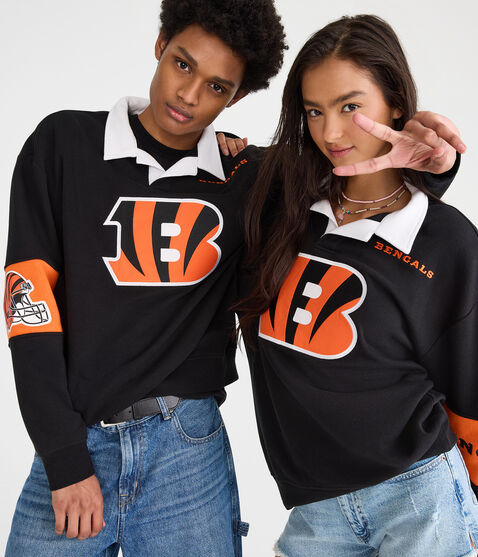 Cincinnati Bengals Rugby Sweatshirt Cincinnati Bengals Rugby Sweatshirt